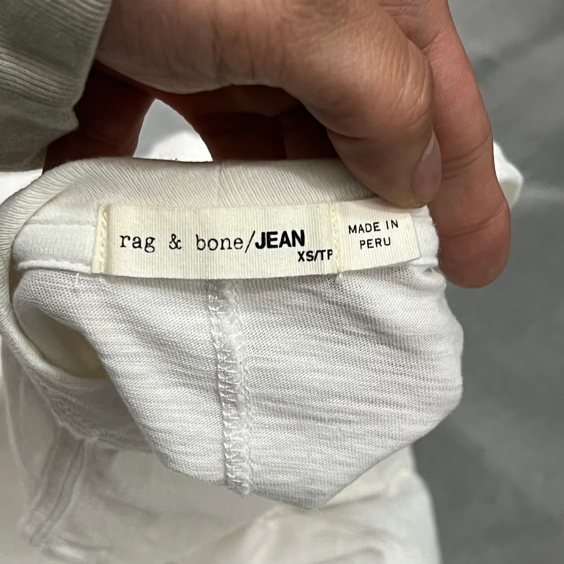  랙앤본 진스 브이넥 반팔티 y16080 상품이미지6