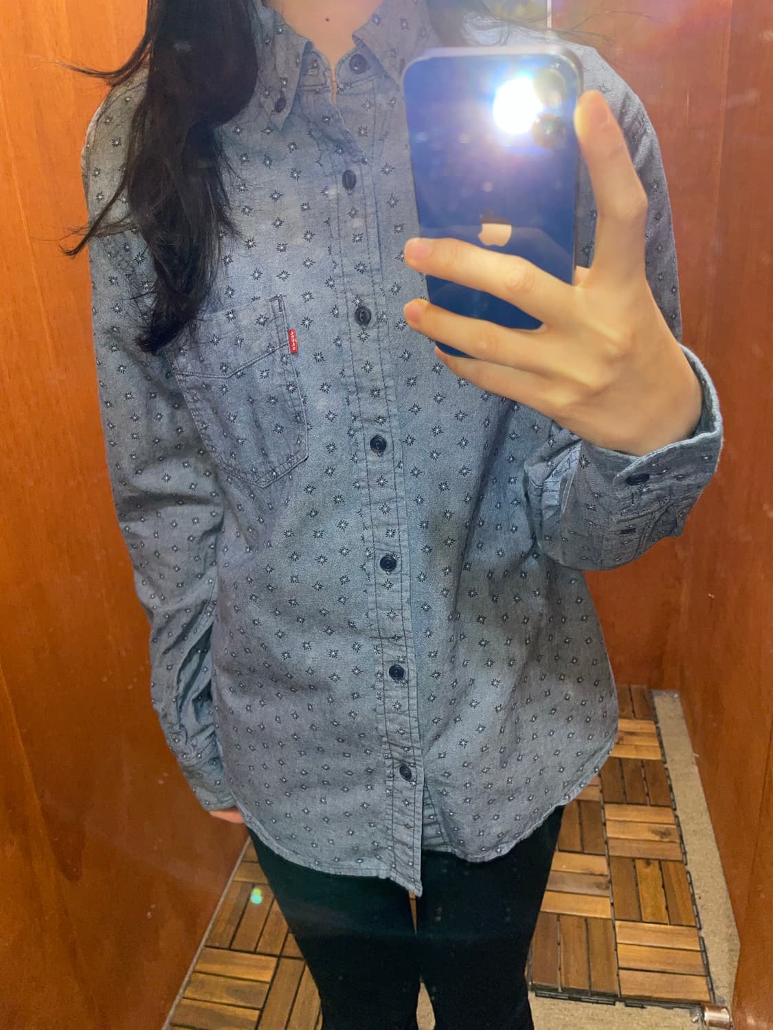 (S) Levi's 리바이스 코튼 데님 셔츠 상품이미지2