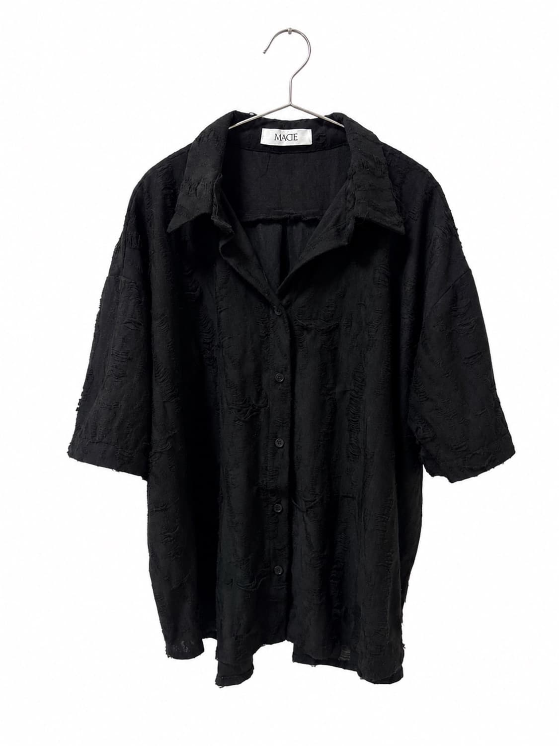 UNISEX 데미지 반팔 셔츠 상품이미지1