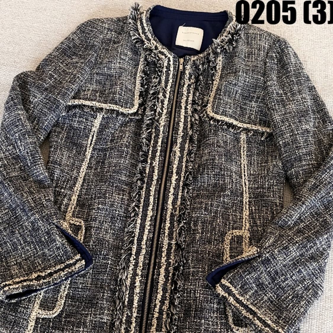 [85] 김서룡 여성 트위드 롱 자켓 0205(3) 상품이미지2