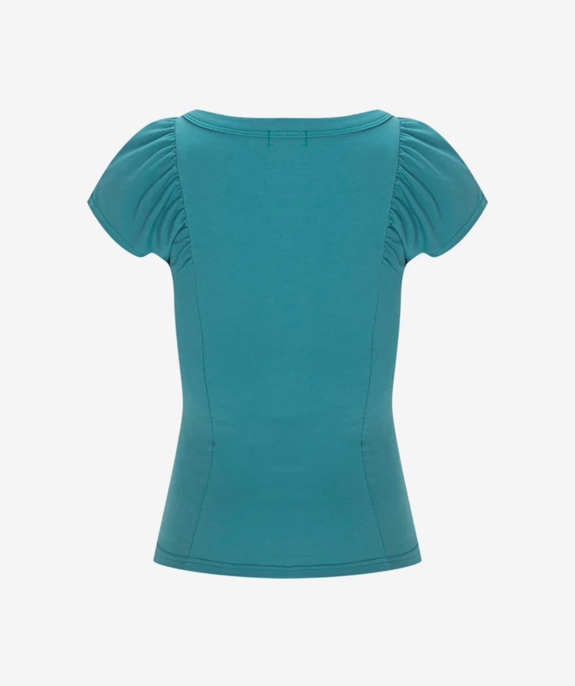 Sia Button Shirring Short Sleeve Top 상품이미지3