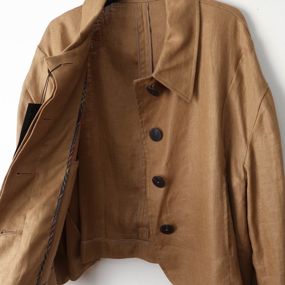 66/새상품 더엣지 린넨 자켓 상품이미지6