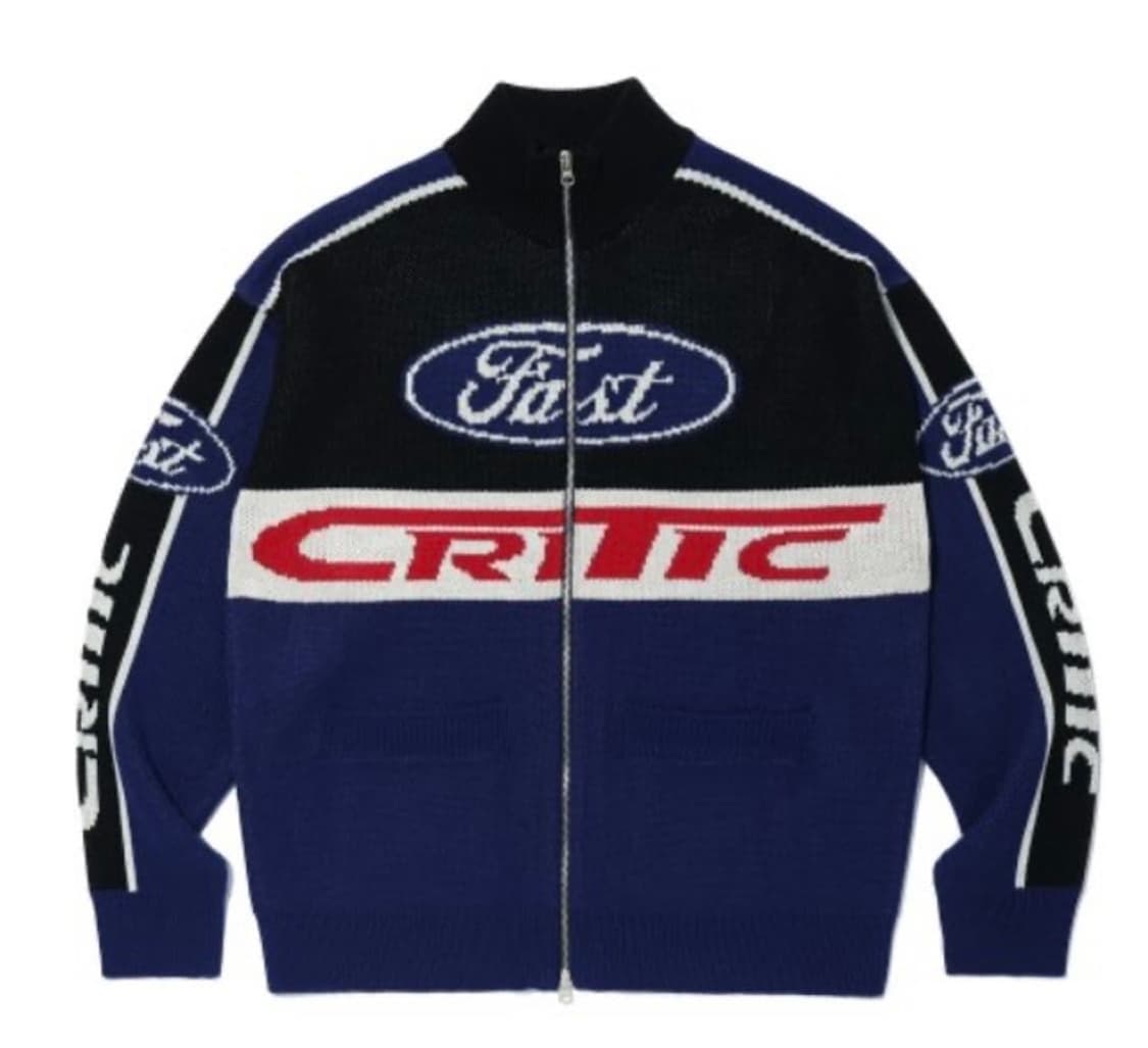 크리틱 니트집업 상품이미지1