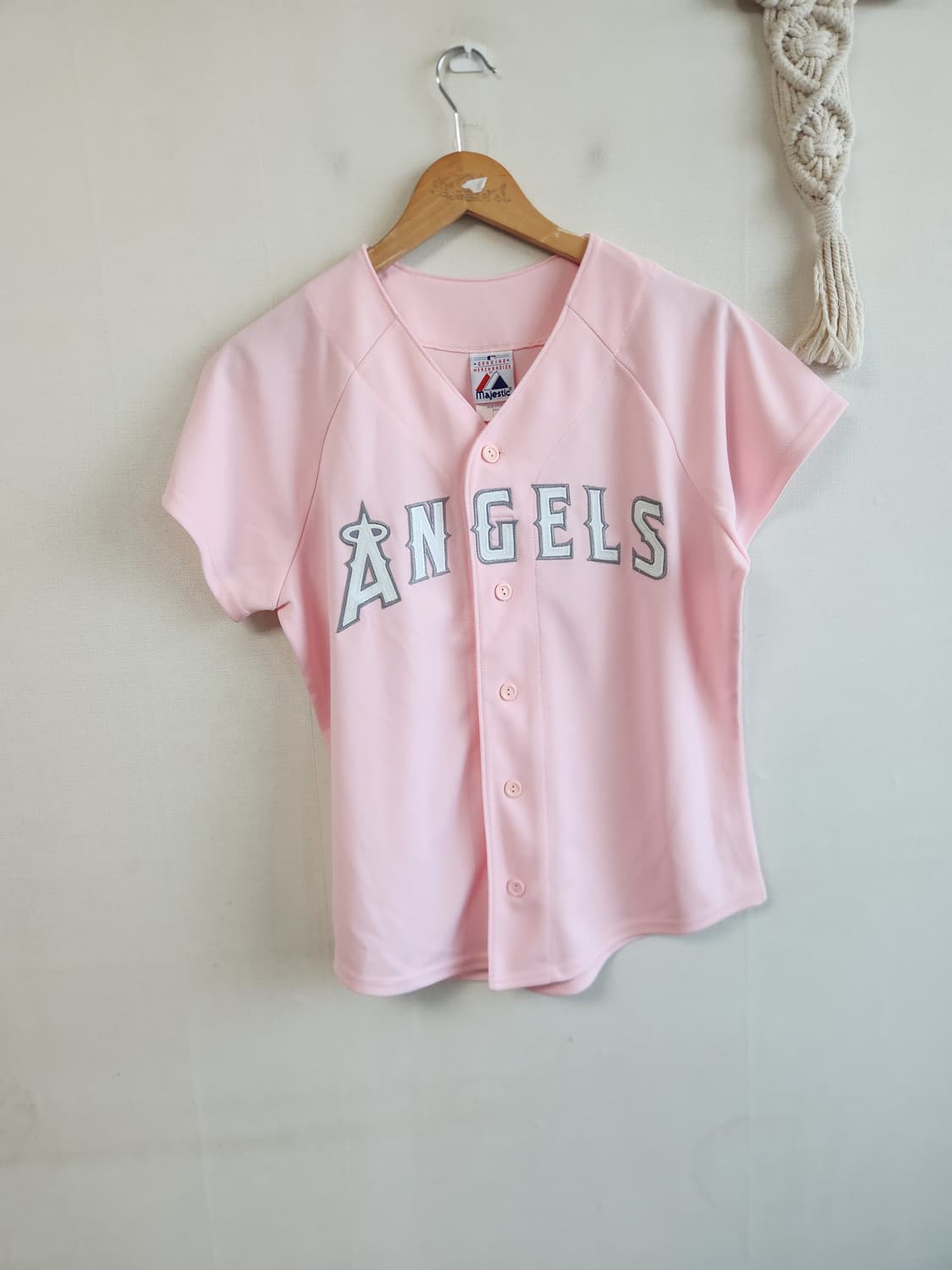 새상품) 마제스틱 LA 에인졀스 야구져지 L 상품이미지2