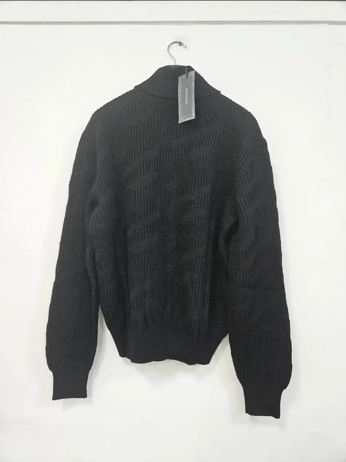 베르사체 니트집업 블랙52 110 상품이미지7