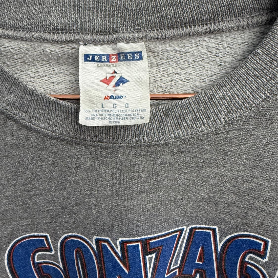 90s usa jerzees bulldogs 그레이 맨투맨 L 상품이미지2