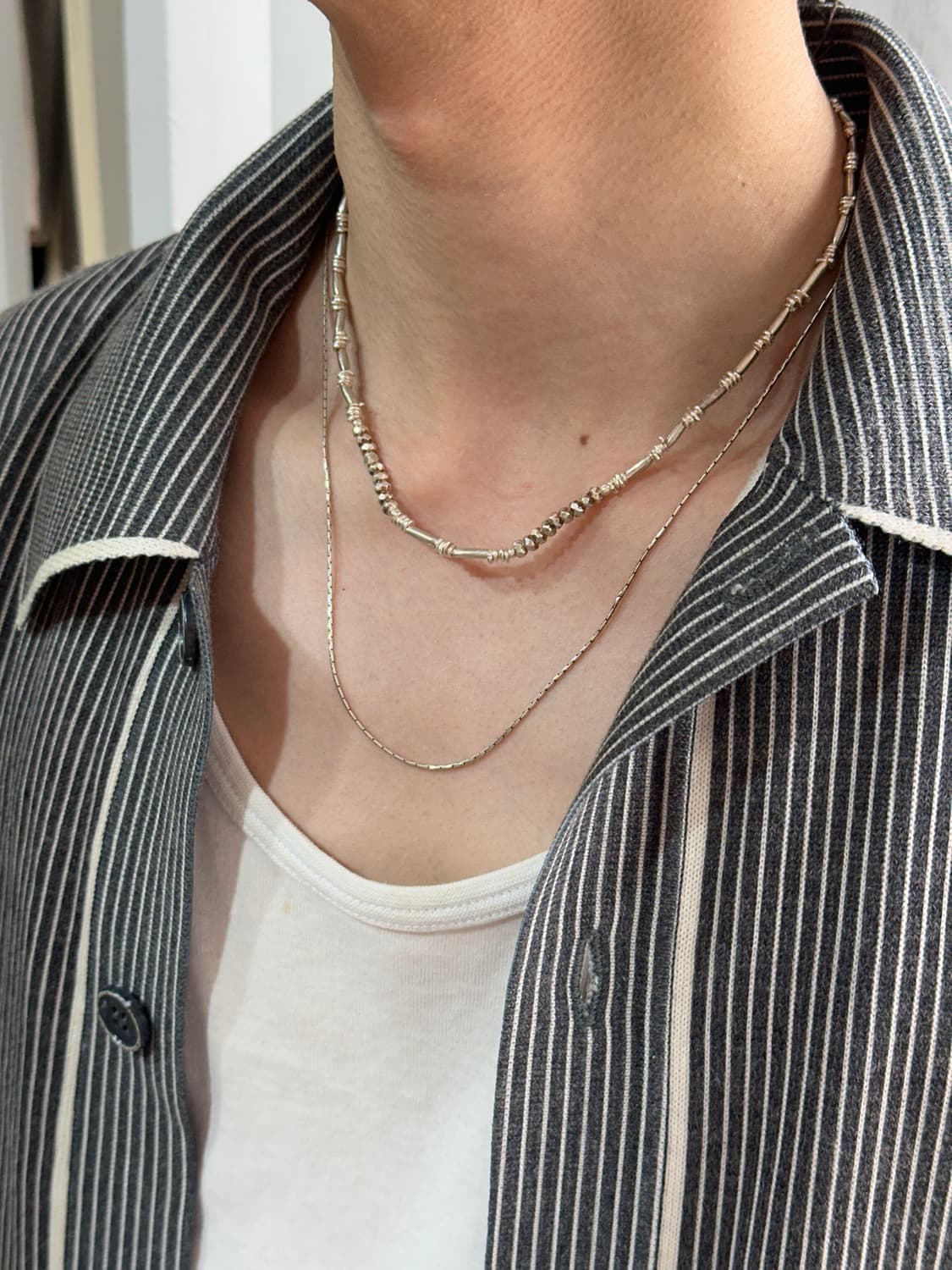 (Only 1)Karen Silver Handcrafted Irregul 상품이미지6
