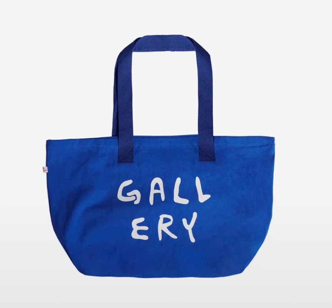 1011 갤러리 로고 토트백 블루 상품이미지1