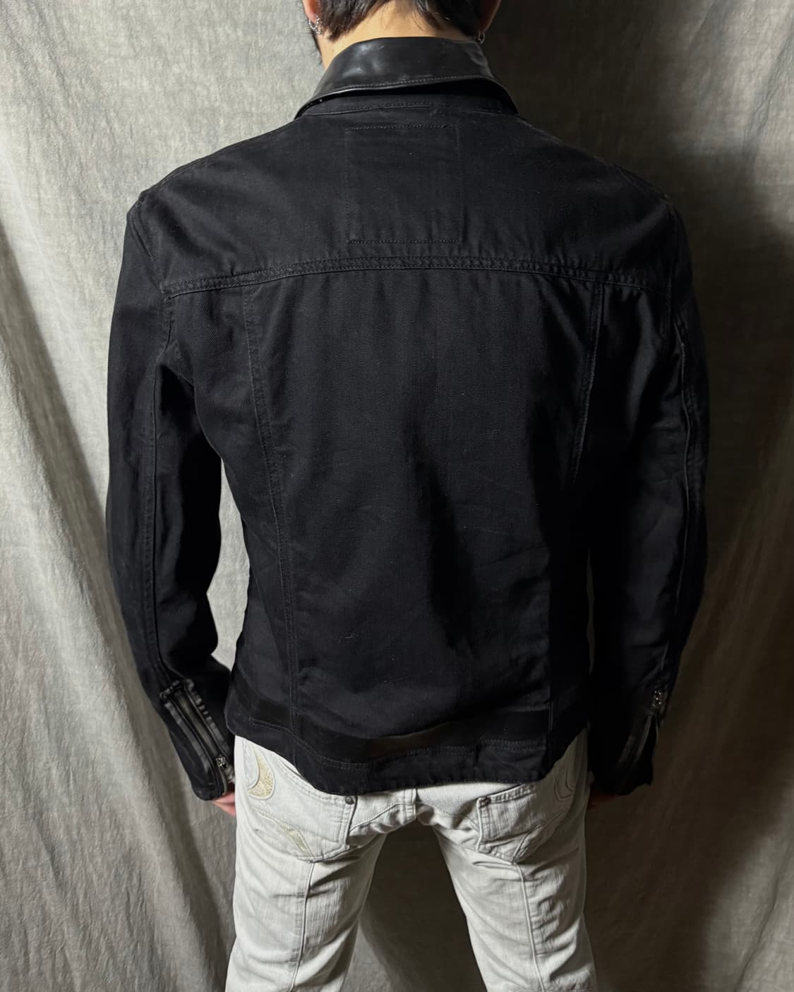 Armani Exchange Coated Trim Rider Jacket 상품이미지3