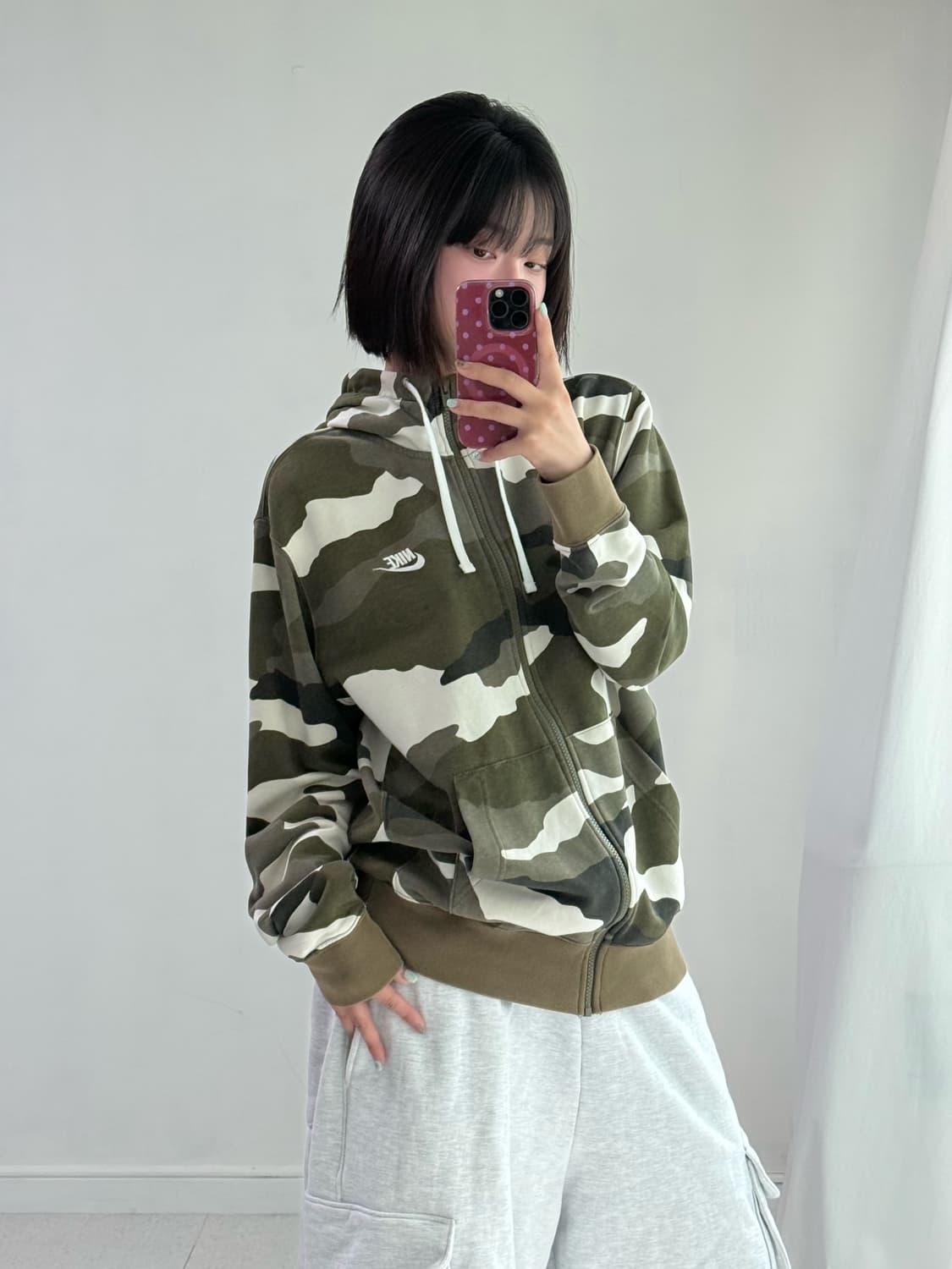 나이키 카모 후드집업 상품이미지2
