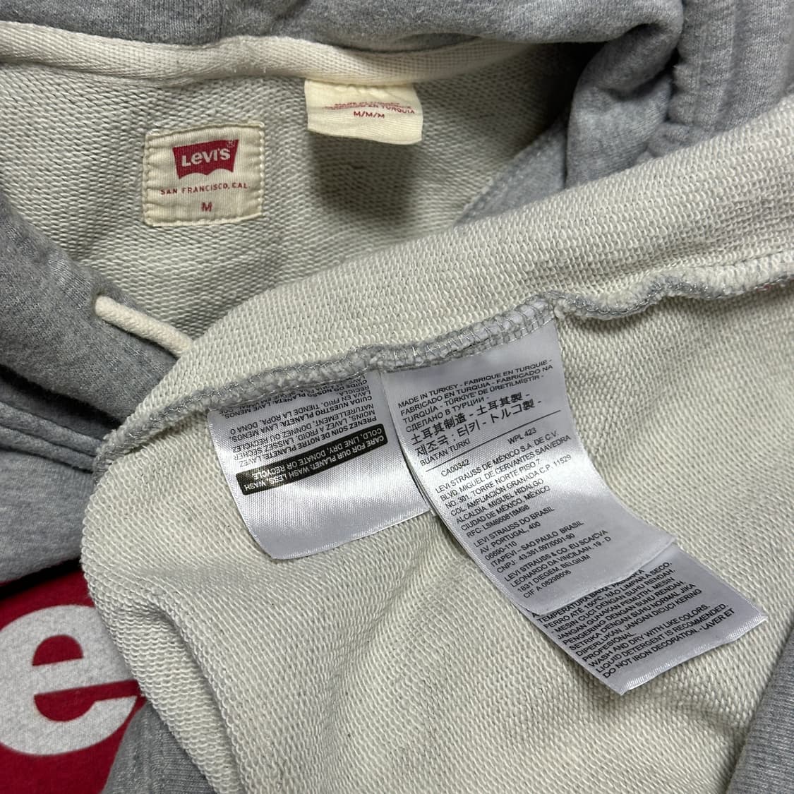 리바이스 배트윙 로고 후드티셔츠 상품이미지6