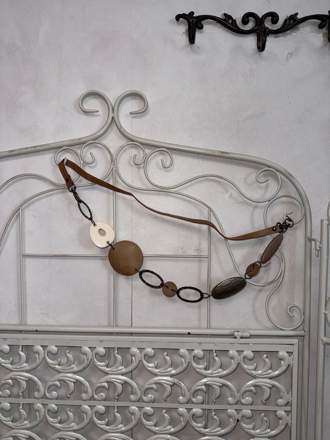 Brown antique ring chain belt  상품이미지1