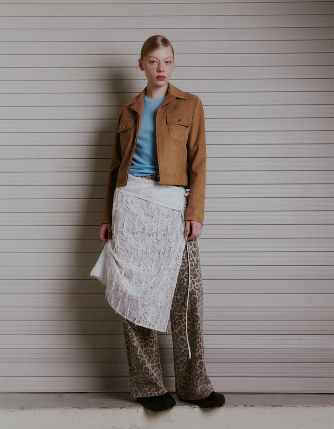 RAIVE Suede Jacket (Camel) 상품이미지4