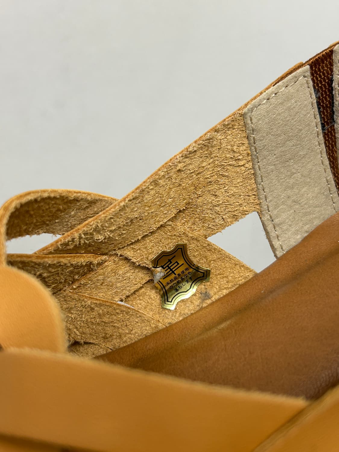 JPN Carissimo alte 카리시모 알테 우븐 가죽 샌들 235 상품이미지7