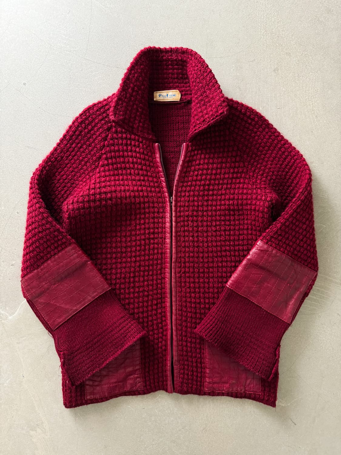  P&A Reno Leather Patch Mohair Sweater 상품이미지7