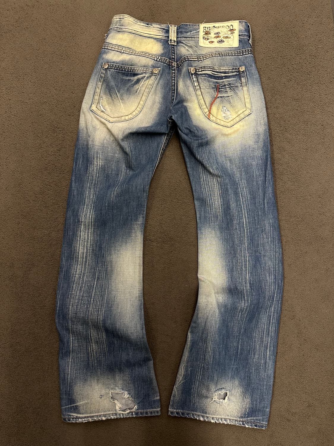 버커루 빈티지 워싱 부츠컷 처분 대장  상품이미지3