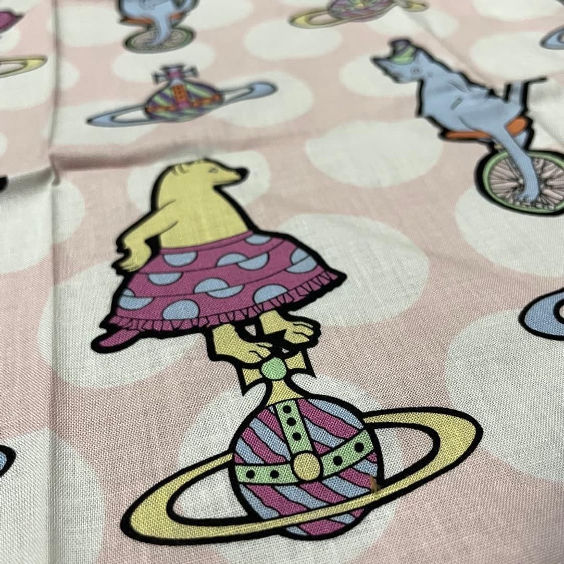 Vivienne Westwood 비비안 웨스트우드 미니스카프 손수건 핑크 상품이미지8