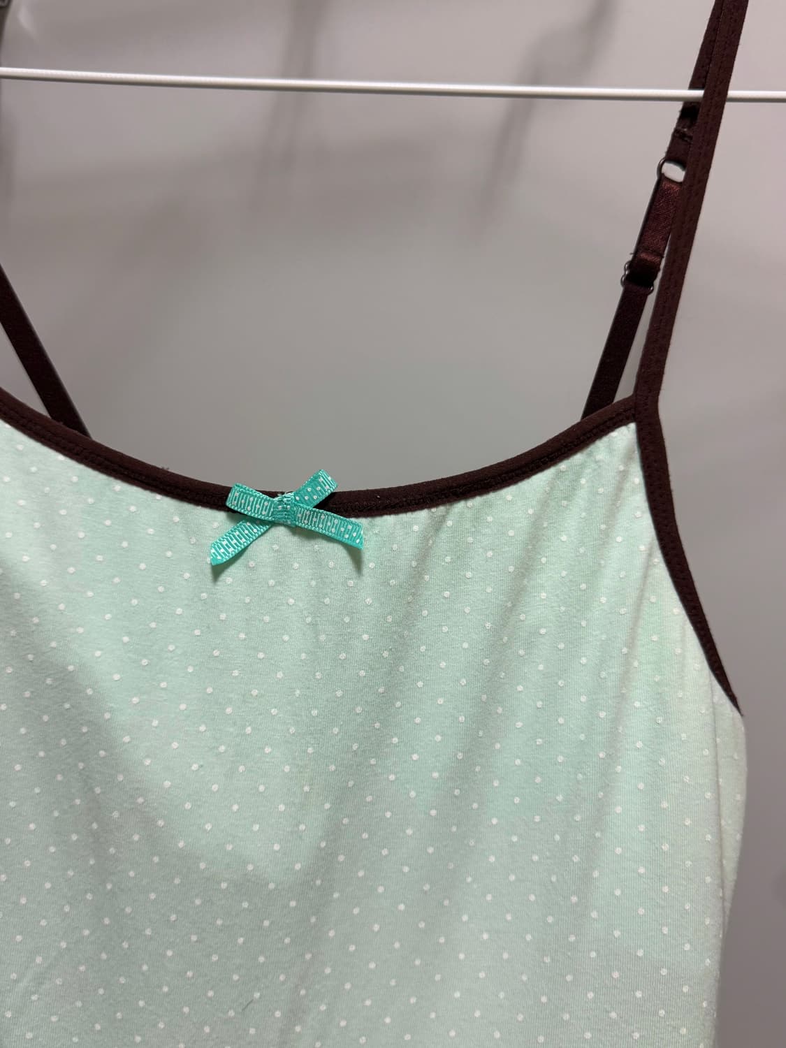 민트 땡땡이 나시  상품이미지3