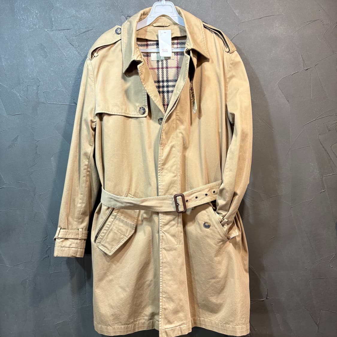 [M] BURBERRY 버버리 베이지 트렌치 코트 상품이미지1