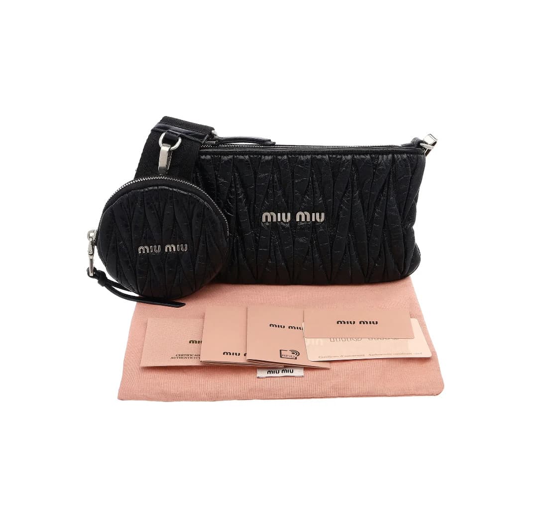 [A급] 미우미우 비텔로 샤인 마틀라세 미니 크로스백 판매합니다!!! 상품이미지1