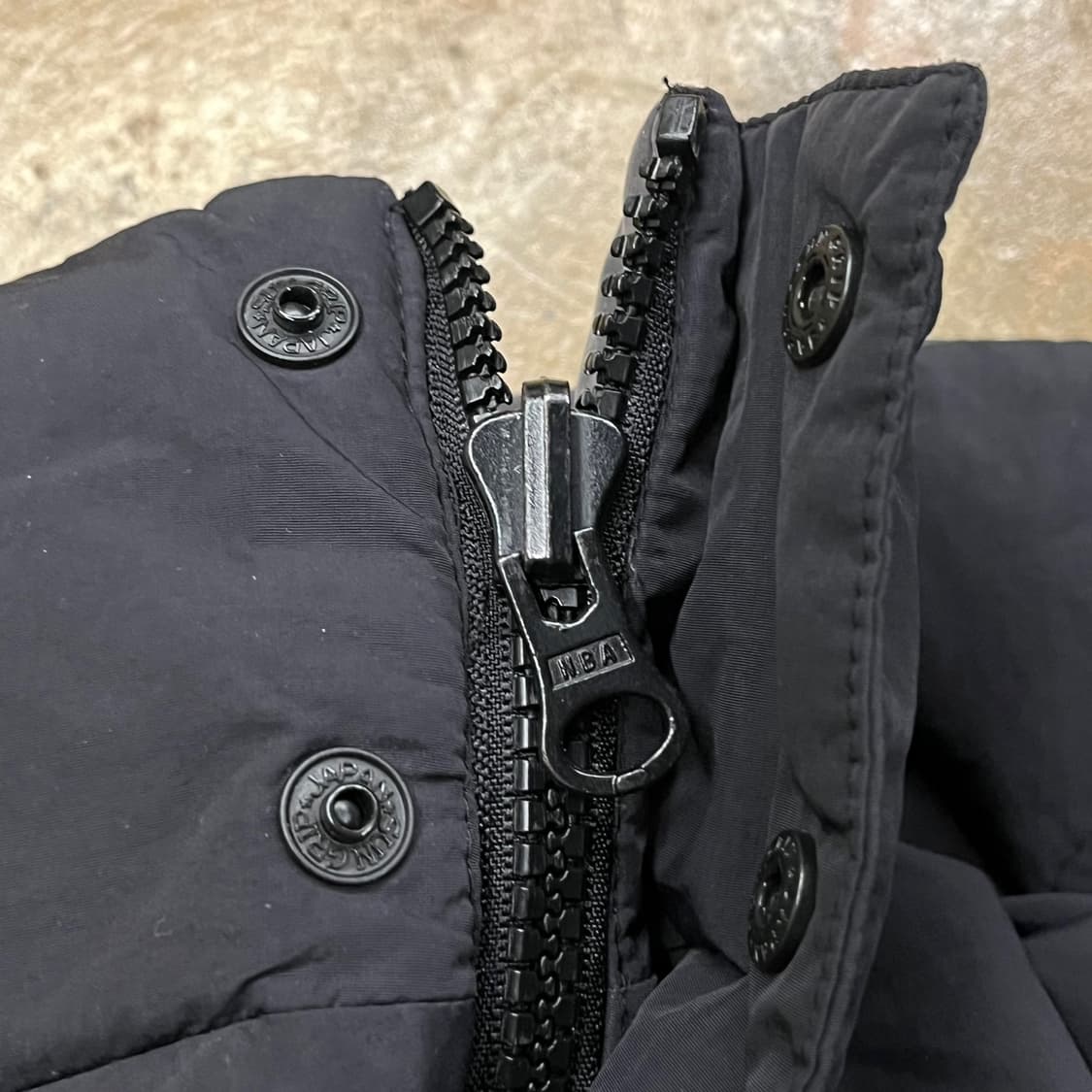 [정품/L] NBA 시카고 불스 블랙 양면 패딩 점퍼 b19 상품이미지6