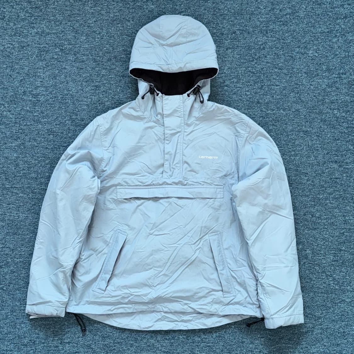 칼하트 스카이블루 반집업 아노락 상품이미지2