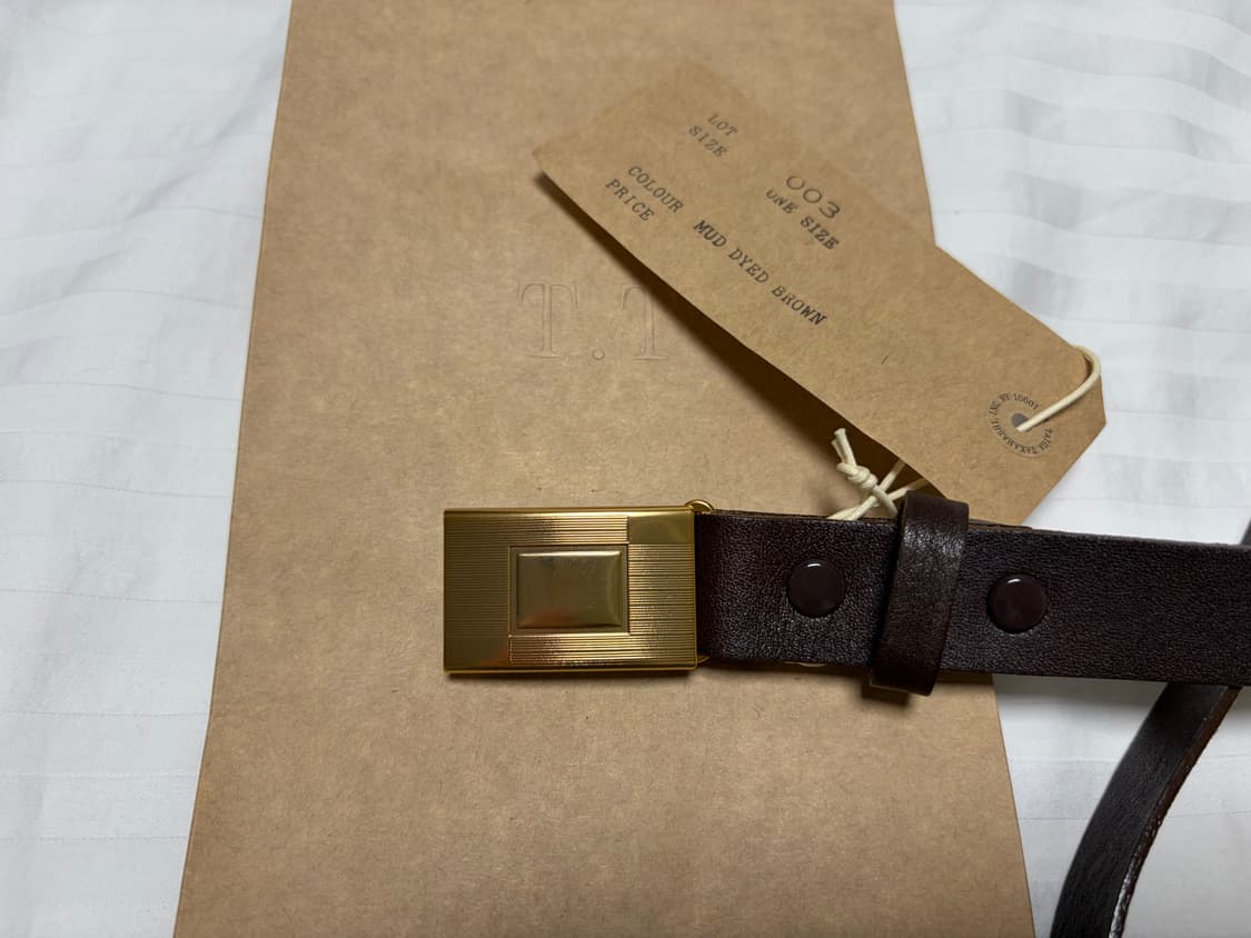 타이가 타카하시 히콕 벨트 머드브라운 lot 003 상품이미지2