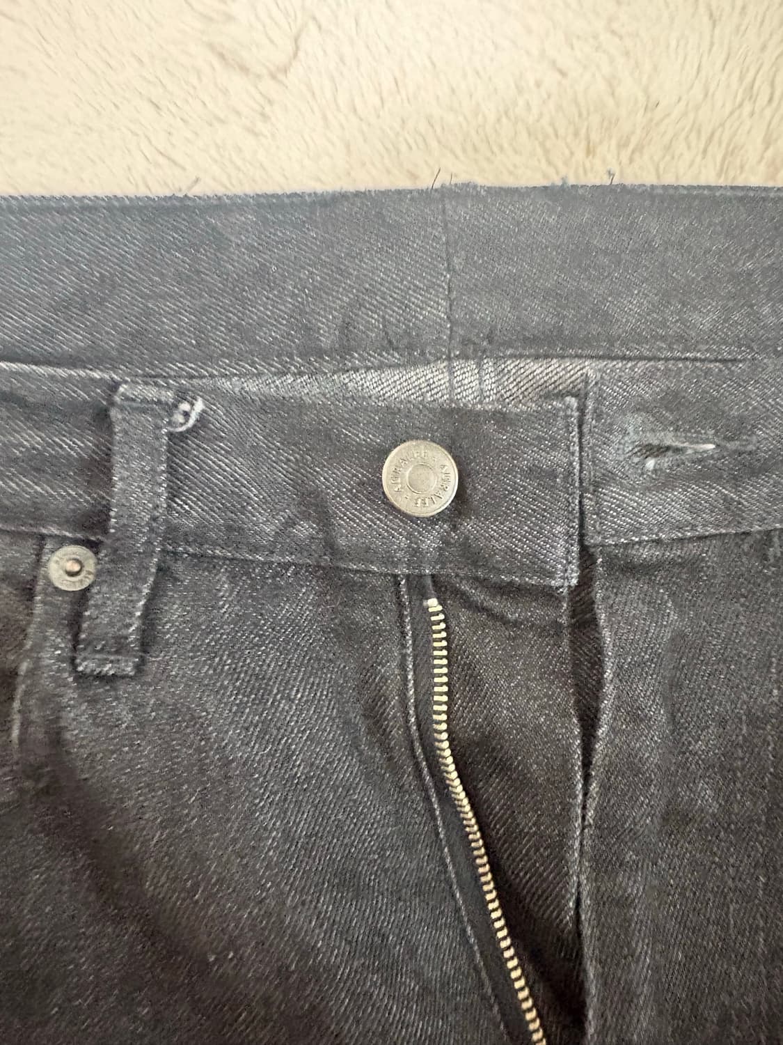 오라리5p데님 블랙 상품이미지3