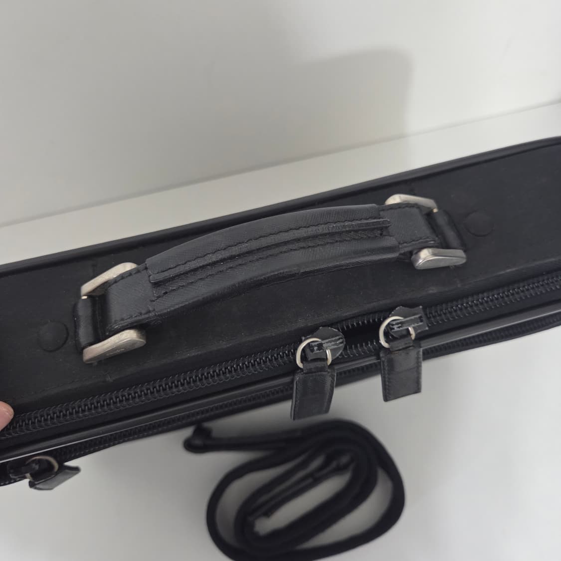 프라다 빈티지 삼각로고 서류가방 상품이미지4