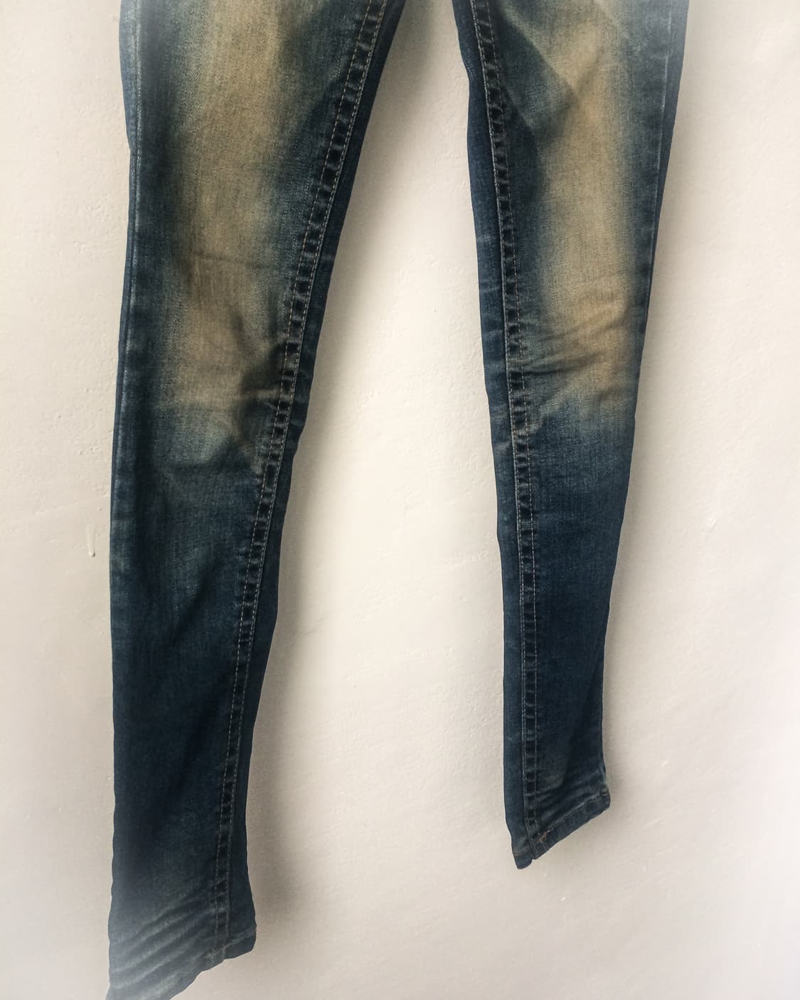 Skull patch point denim pants 상품이미지7