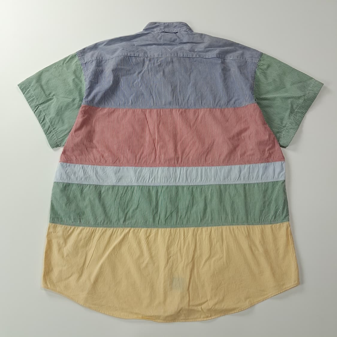 CK925 XL 타미힐피거 90s 스트라이프 밴드칼라 반팔 셔츠 남방 상품이미지6