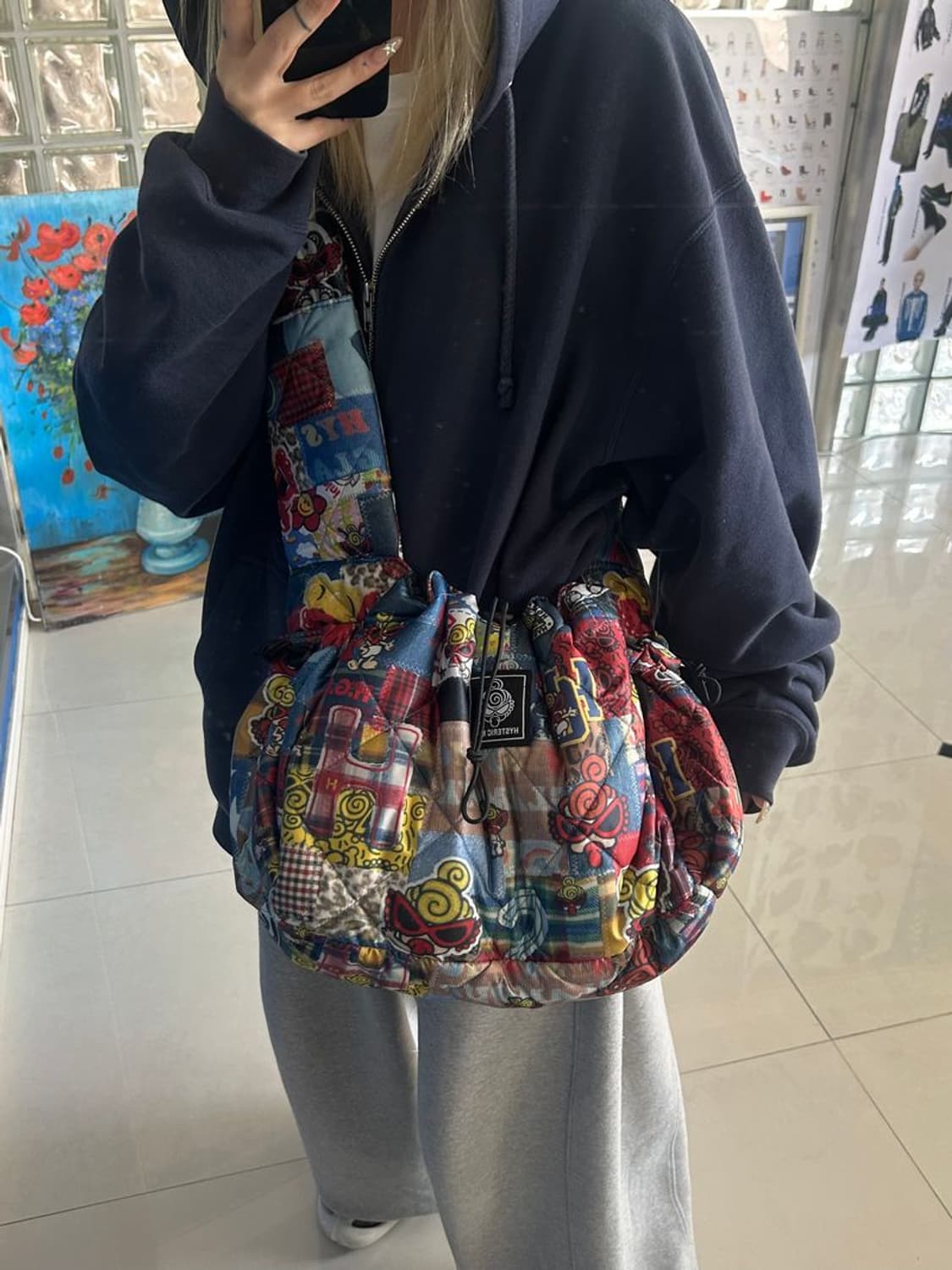 BIG PU BAG 큰 PU 가방 상품이미지1