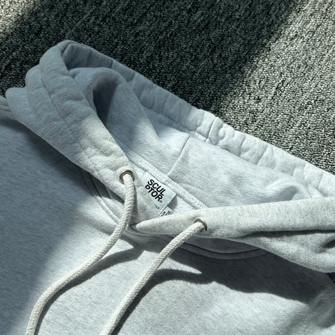 스컬프터 멜란지 심볼 로고 후드티 상품이미지6