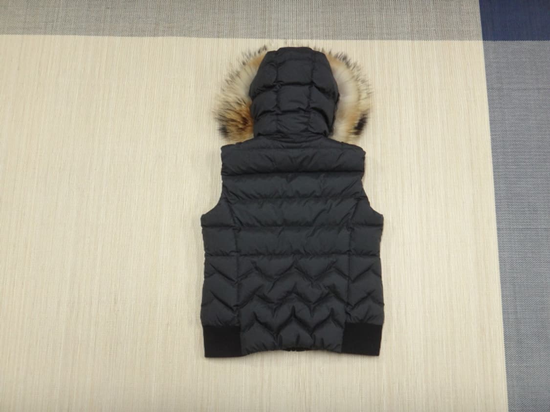 (95) 헤지스 골프 여성 라쿤후드 구스 패딩 베스트 상품이미지2