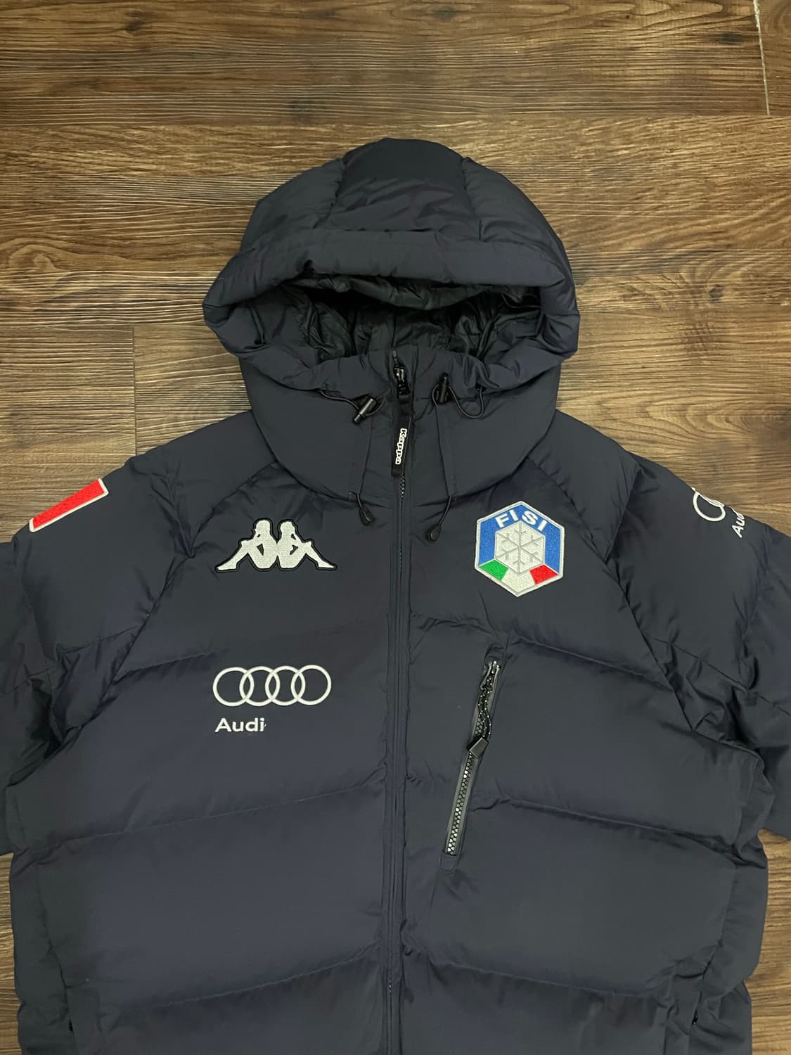 카파 이탈리아 아우디 덕다운 스키복 푸퍼 패딩 네이비 상품이미지4