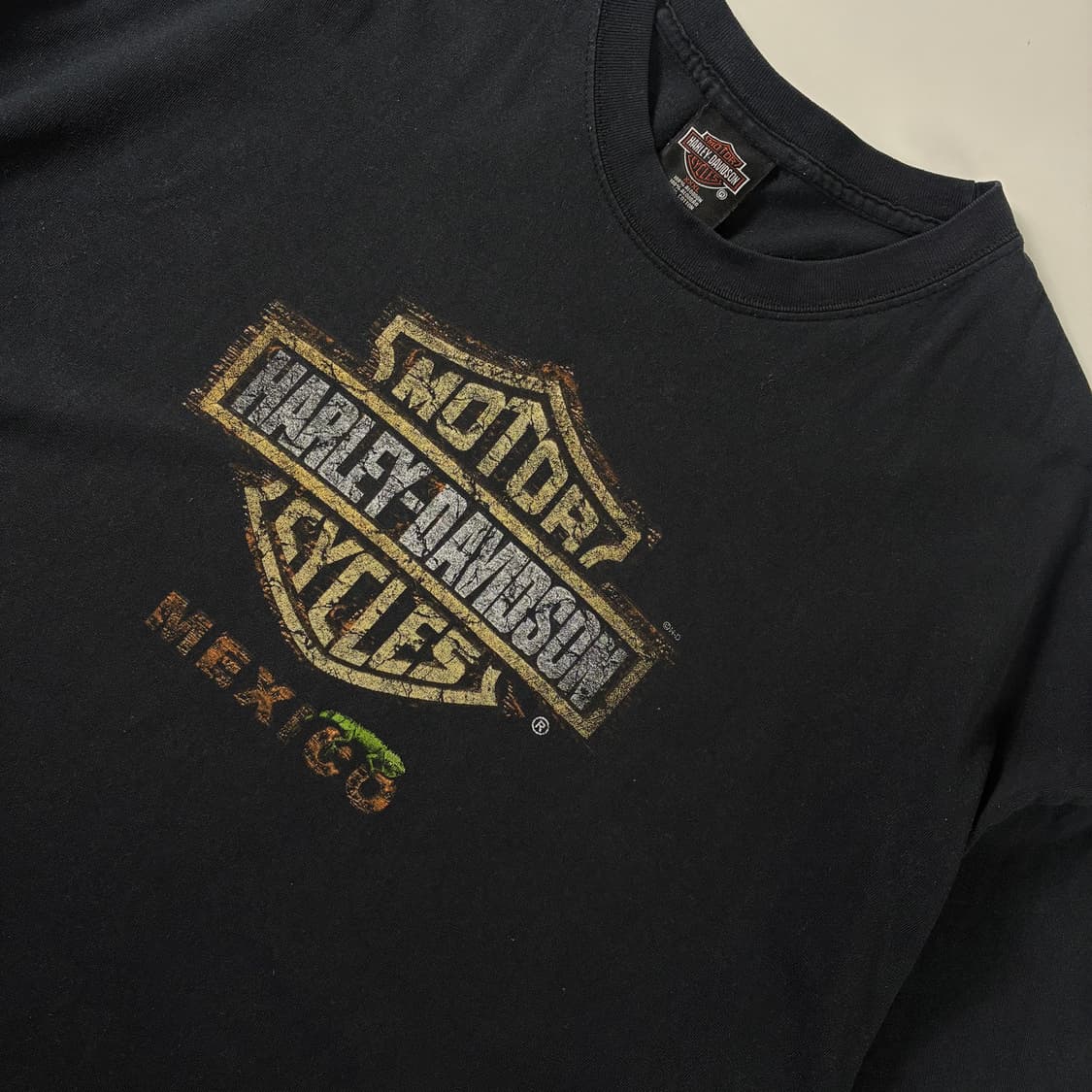 Harley davidson  할리 데이비슨 칸쿤 멕시코 블랙 반팔티셔츠 상품이미지2