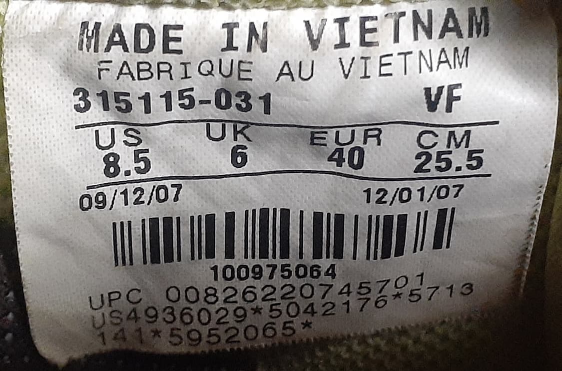 2007 나이키 에어포스 1 로우 'Granite'  상품이미지8