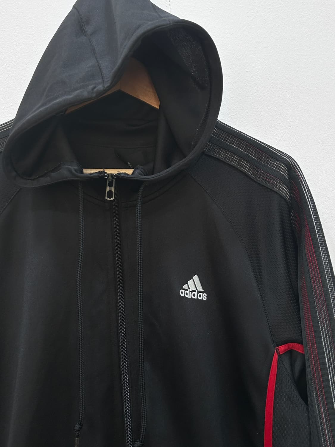 아디다스 기능성 후드 집업 져지 남성 100사이즈 상품이미지3