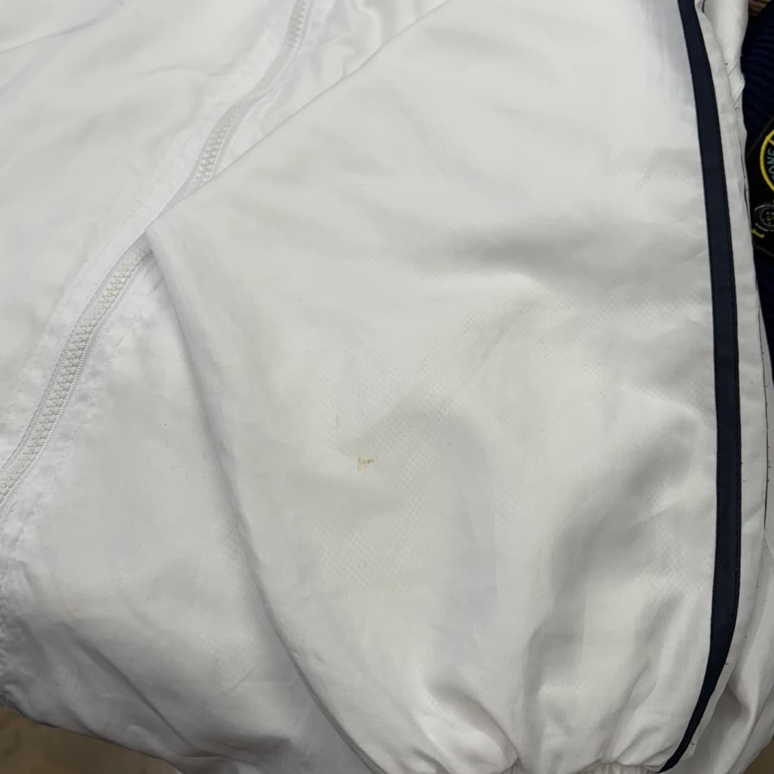 L 아디다스 블랙 삼선 화이트 바람막이 상품이미지6