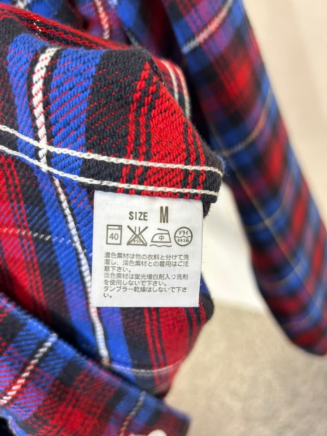 리바이스 체크 패턴 자켓 상품이미지4