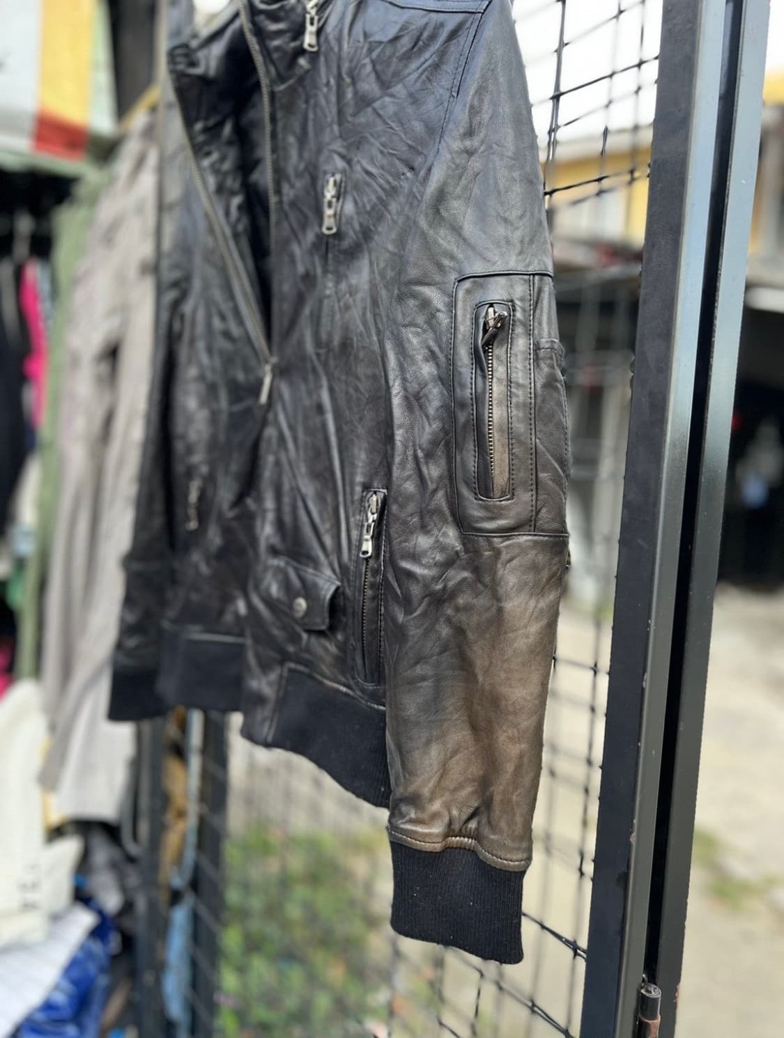 katherine hamnett london 레더자켓 상품이미지8