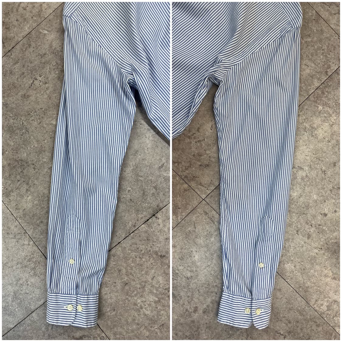 폴로 랄프로렌 슬림핏 스트라이프 셔츠 스카이블루 #csz4005 상품이미지8