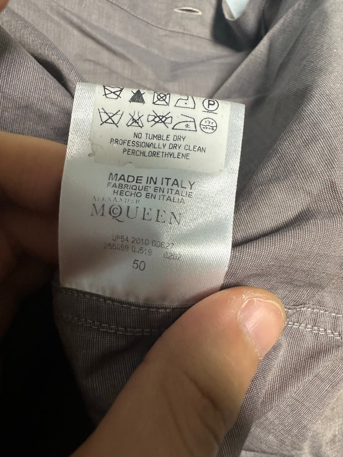 알렉산더 맥퀸 더블 실크 셔츠 50 상품이미지5