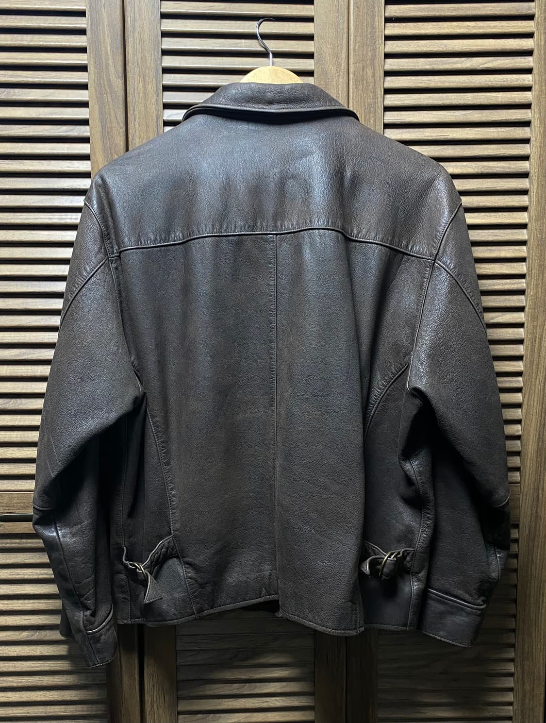 Lee 리 프리미엄 카우레더 싱글라이더 소가죽 자켓 L rrl lvc 상품이미지2