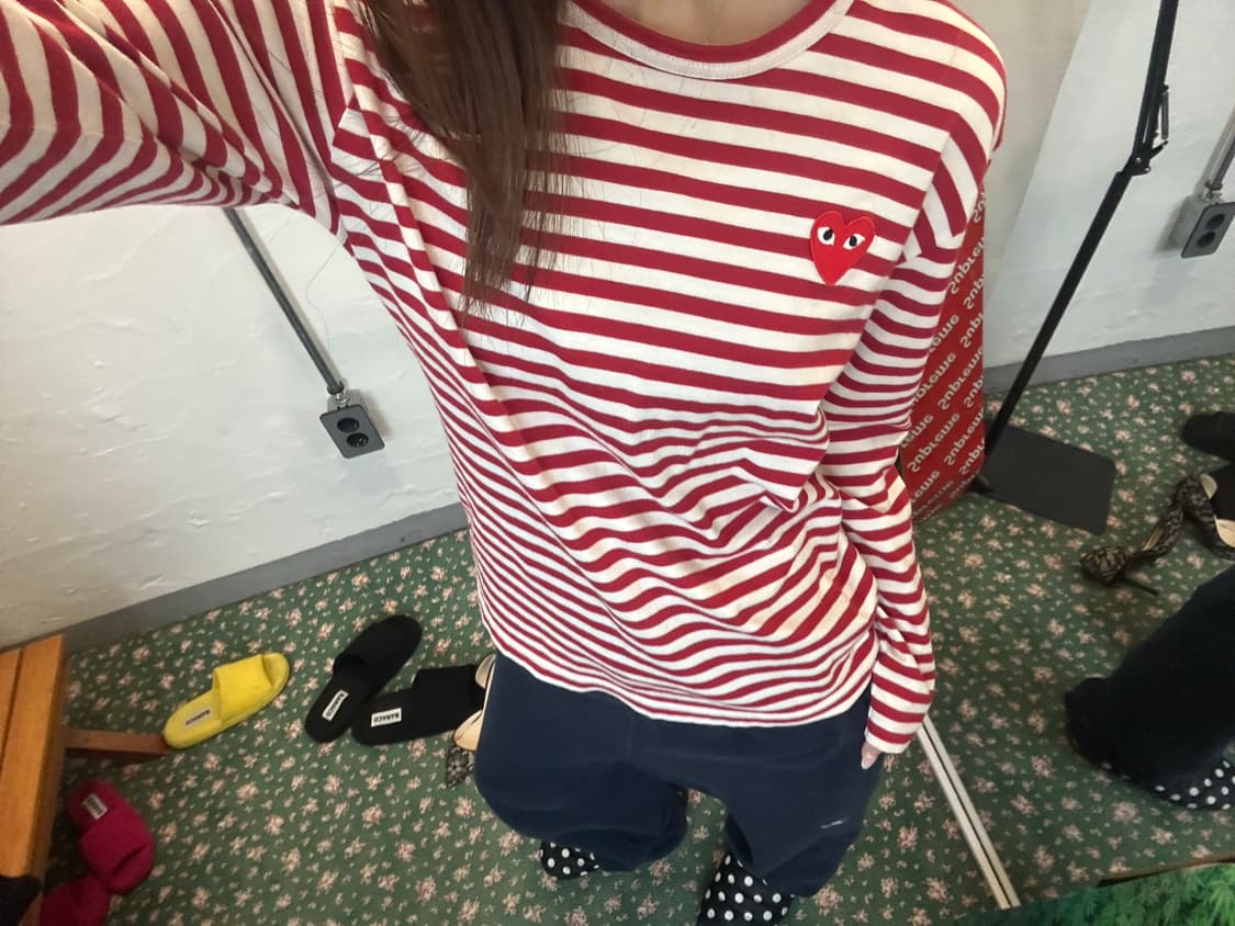 꼼데가르송 스트라이프 롱슬리브 상품이미지4