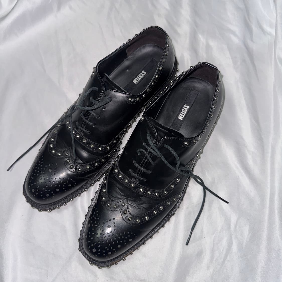 시스템 스터드 더비 슈즈 상품이미지1