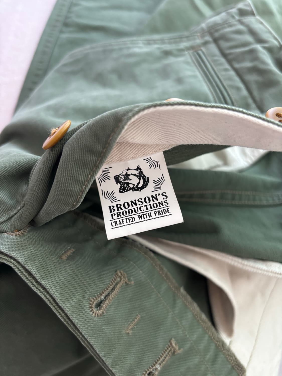 브론슨 USMC Officer Trousers Olive 상품이미지4