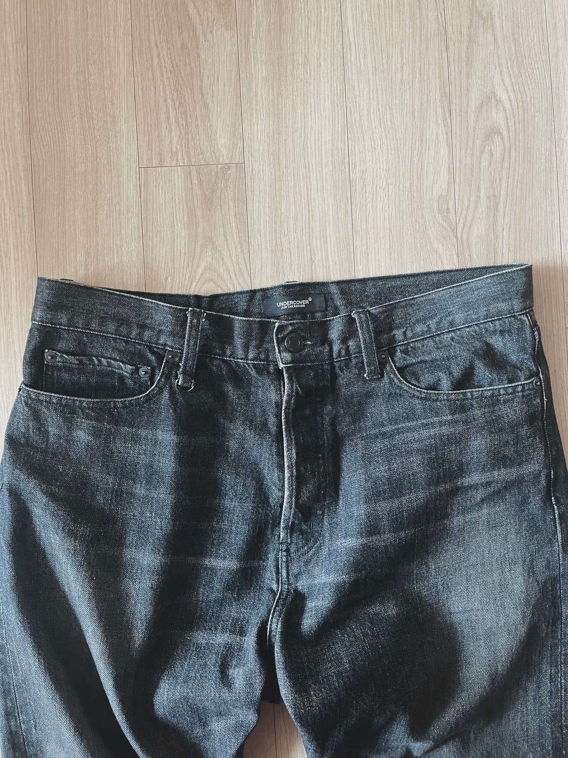 언더커버 블랙 데님 상품이미지3