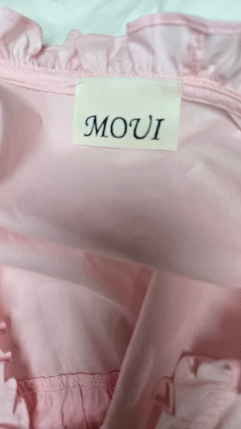 Moui 모위 프릴 리본 블라우스 상품이미지6