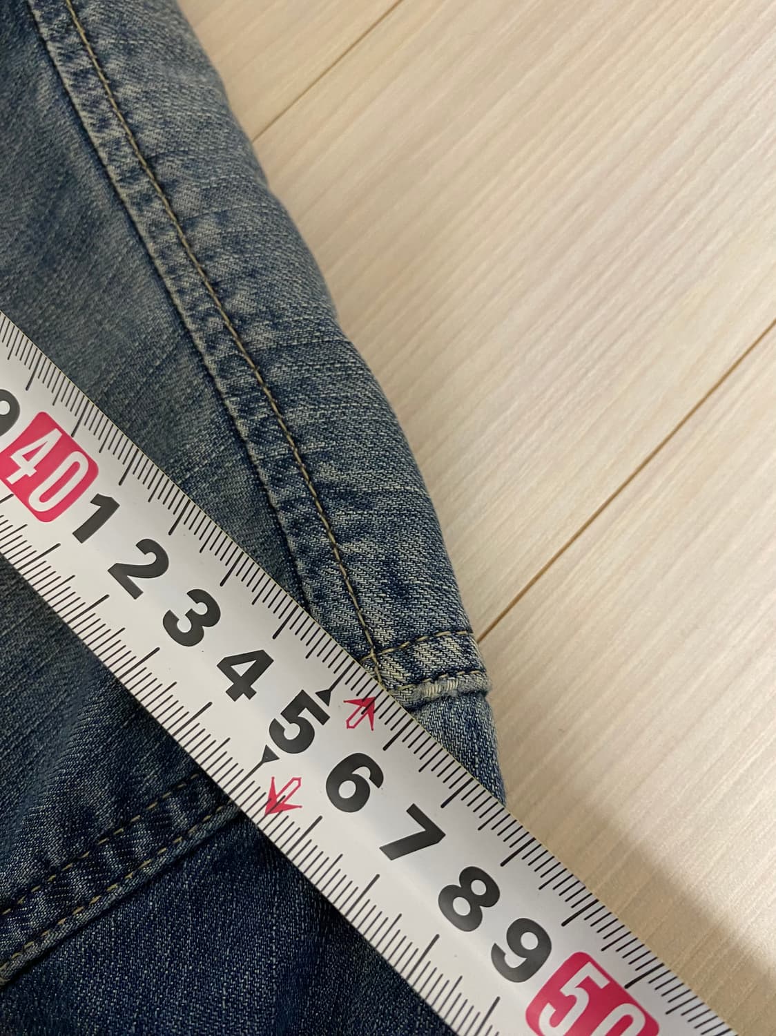 세비지 웨스턴 데님 셔츠 미드 블루  (L 사이즈) 상품이미지7